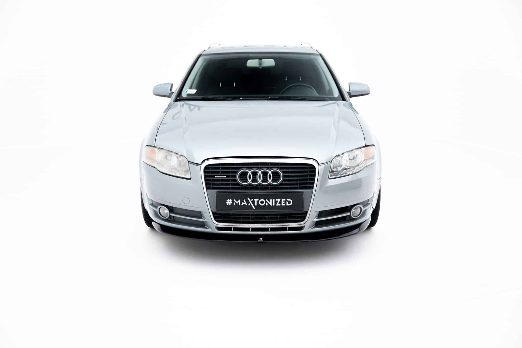 MAXTON DESIGN - Spoiler pod Predný náraznik V.2 Audi A4 B7 , Čierny lesk – Obrázok 6