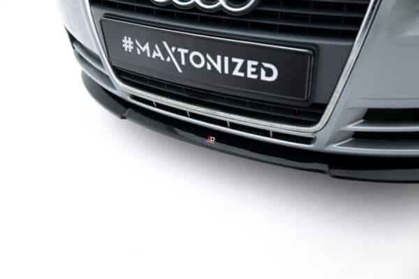 MAXTON DESIGN - Spoiler pod Predný náraznik V.2 Audi A4 B7 , Čierny lesk – Obrázok 9