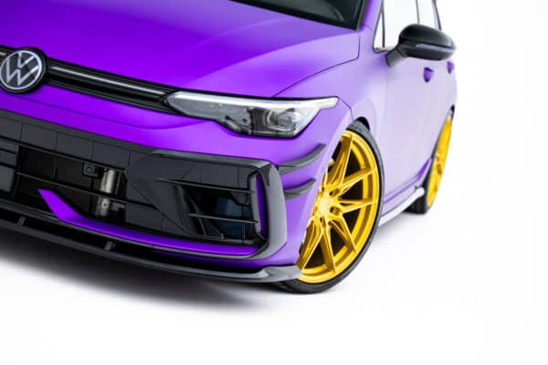 MAXTON DESIGN - Spoiler pod predný nárazník V.2, Volkswagen Golf R Mk8 Facelift, Čierny lesk – Obrázok 6