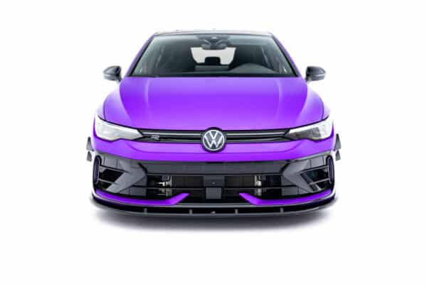 MAXTON DESIGN - Spoiler pod predný nárazník V.2, Volkswagen Golf R Mk8 Facelift, Čierny lesk – Obrázok 2