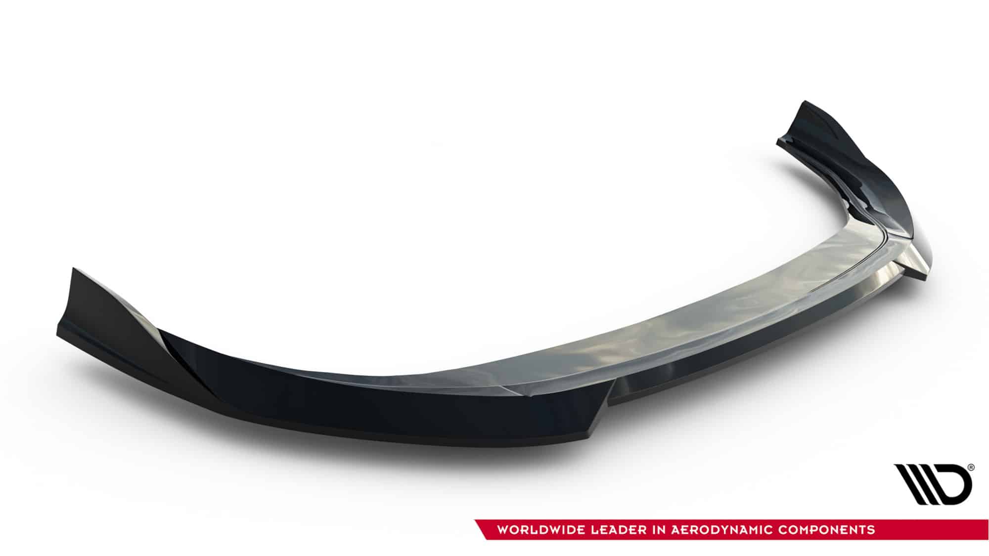 MAXTON DESIGN - Spoiler pod predný nárazník V.4, Volkswagen Golf R Mk8 Facelift, Čierny lesk – Obrázok 4