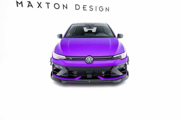 MAXTON DESIGN - Spoiler pod predný nárazník V.4, Volkswagen Golf R Mk8 Facelift, Čierny lesk – Obrázok 5