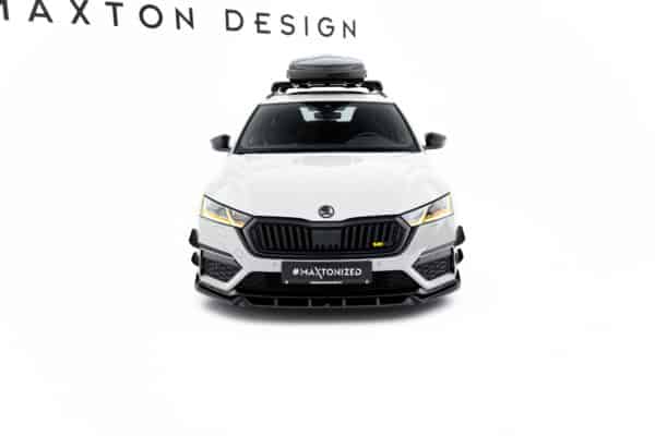 MAXTON DESIGN - Spoiler pod predný nárazník V.5, Skoda Octavia RS Mk4, Čierny lesk – Obrázok 6
