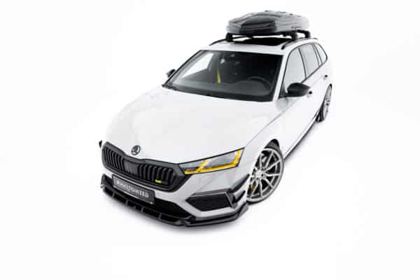 MAXTON DESIGN - Spoiler pod predný nárazník V.5, Skoda Octavia RS Mk4, Čierny lesk – Obrázok 5