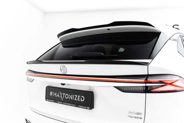 MAXTON DESIGN - Spodný spoiler kufra, MG HS Mk2, Čierny lesk