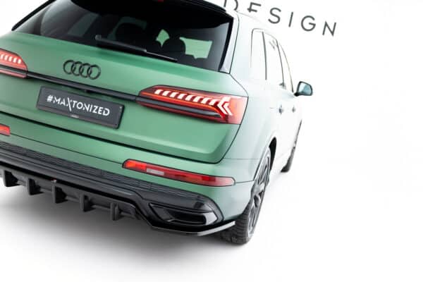 MAXTON DESIGN - Spoiler pod zadný nárazník, Audi Q7 S-Line Mk2 Facelift, Čierny lesk – Obrázok 8
