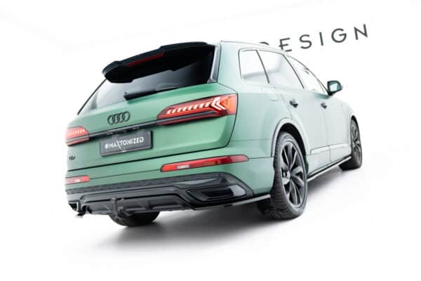 MAXTON DESIGN - Spoiler pod zadný nárazník, Audi Q7 S-Line Mk2 Facelift, Čierny lesk – Obrázok 6