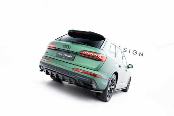 MAXTON DESIGN - Spoiler pod zadný nárazník, Audi Q7 S-Line Mk2 Facelift, Čierny lesk – Obrázok 5