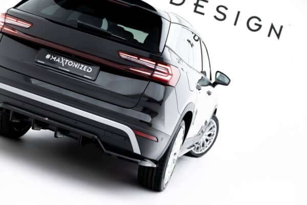 MAXTON DESIGN - Spoiler pod zadný nárazník, Skoda Kodiaq Mk2, Čierny lesk
