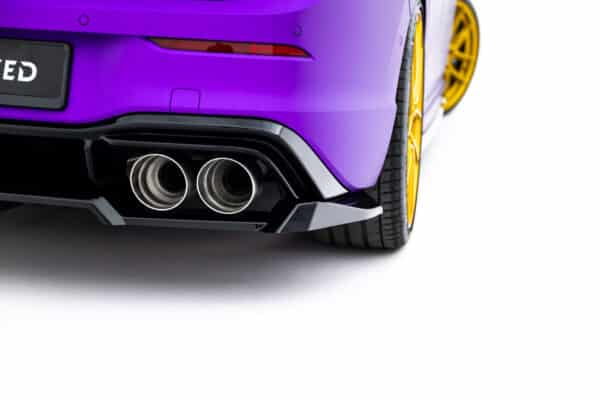 MAXTON DESIGN - Spoiler pod zadný nárazník V.2, Volkswagen Golf R Mk8 / Mk8 Facelift, Čierny lesk – Obrázok 2