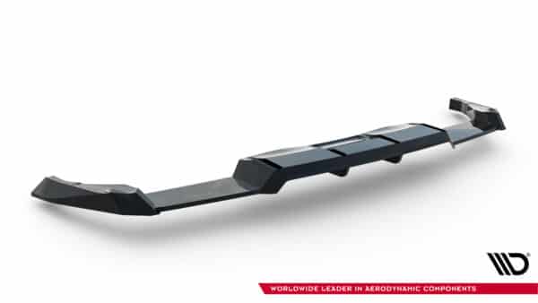 MAXTON DESIGN - Spoiler pod zadný nárazník V.2, Volkswagen Golf R Mk8 / Mk8 Facelift, Čierny lesk – Obrázok 4