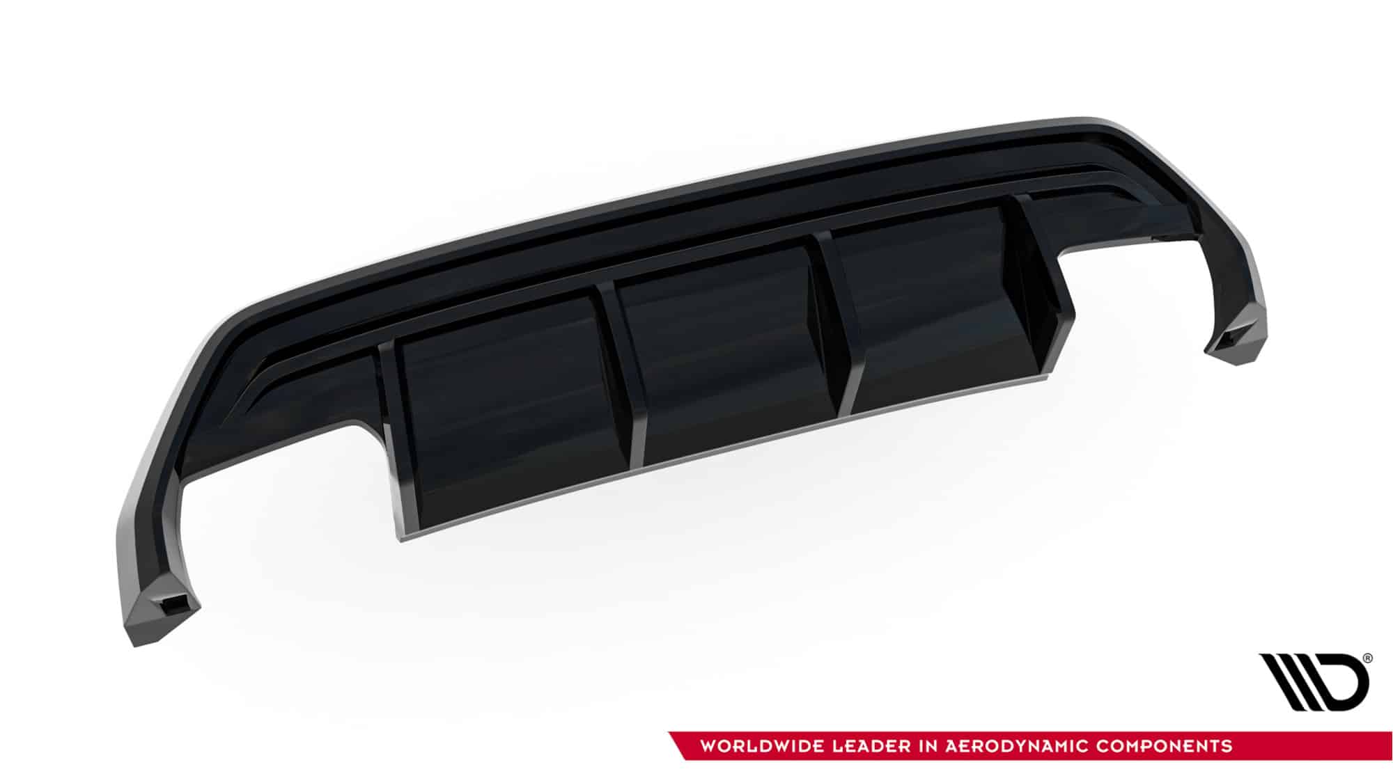 MAXTON DESIGN - Difúzor zadného nárazníka, Audi S3 Sportback 8Y Facelift, Čierny lesk – Obrázok 3