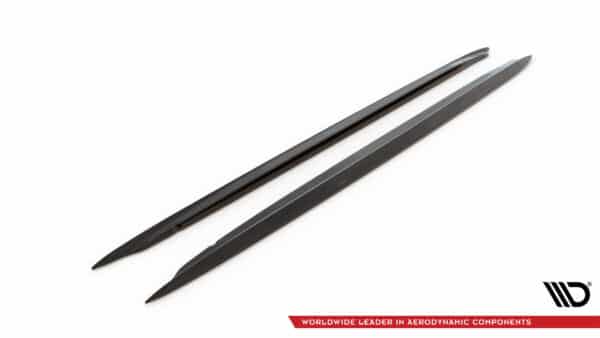 MAXTON DESIGN - Lišty pod prahy Audi S4 / A4 / A4 S-Line B6 / B7 , 
Čierny lesk – Obrázok 10