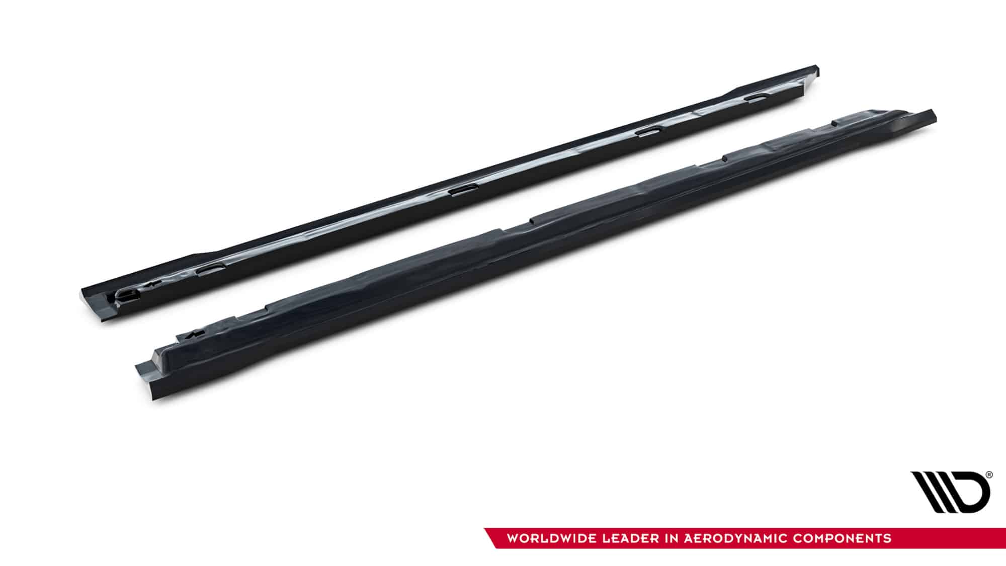 MAXTON DESIGN - Lišty pod bočné prahy V.1, Skoda Superb Mk4, Čierny lesk – Obrázok 4