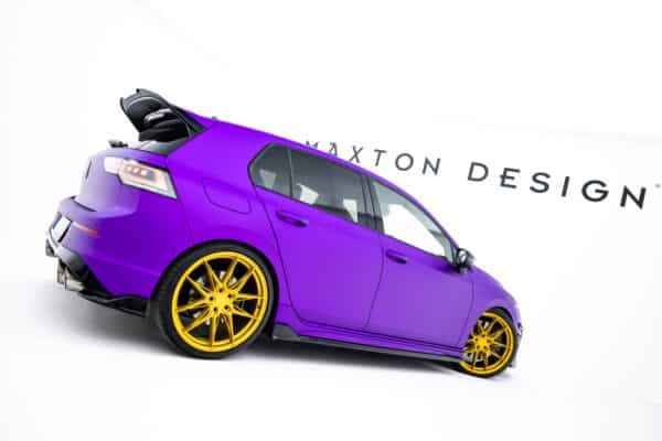 MAXTON DESIGN - Lišty pod bočné prahy V.4, Volkswagen Golf R Mk8/Mk8 Facelift, Čierny lesk – Obrázok 5