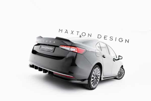 MAXTON DESIGN - Spoiler kufra 3D, Skoda Superb Sedan Mk4, Čierny lesk – Obrázok 2