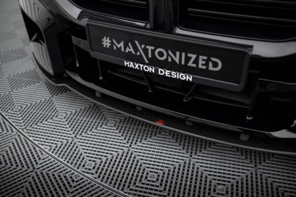MAXTON DESIGN - Street Pro spoiler pod predný nárazník V.1, vhodné pre BMW M2 G87, Čierna Matná – Obrázok 5