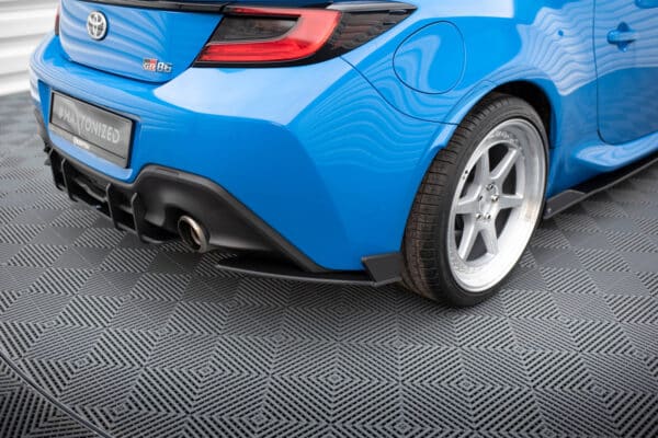 MAXTON DESIGN - Street Spoiler Bočné spoilere zadného nárazníka V.2, Toyota GR86 Mk1, Čierna Matná