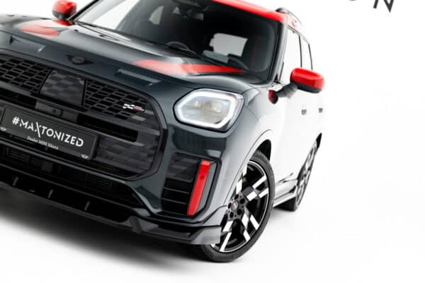 MAXTON DESIGN - Spoiler pod predný nárazník, Mini Countryman JCW U25, Čierny lesk – Obrázok 7
