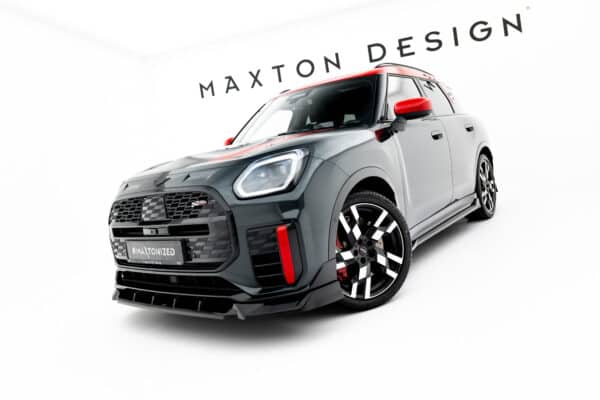 MAXTON DESIGN - Spoiler pod predný nárazník, Mini Countryman JCW U25, Čierny lesk – Obrázok 2