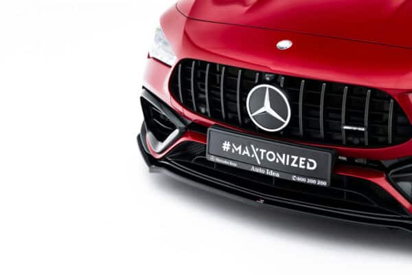 MAXTON DESIGN - Spoiler pod predný nárazník V.4, Mercedes-AMG CLA 45 Aero C118, Čierny lesk – Obrázok 7