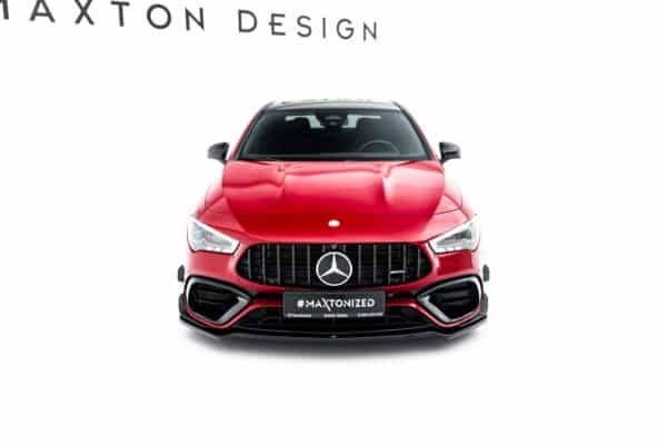 MAXTON DESIGN - Spoiler pod predný nárazník V.4, Mercedes-AMG CLA 45 Aero C118, Čierny lesk – Obrázok 2