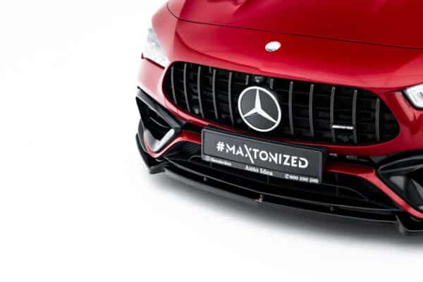 MAXTON DESIGN - Spoiler pod predný nárazník V.5, Mercedes-AMG CLA 45 Aero C118, Čierny lesk – Obrázok 5