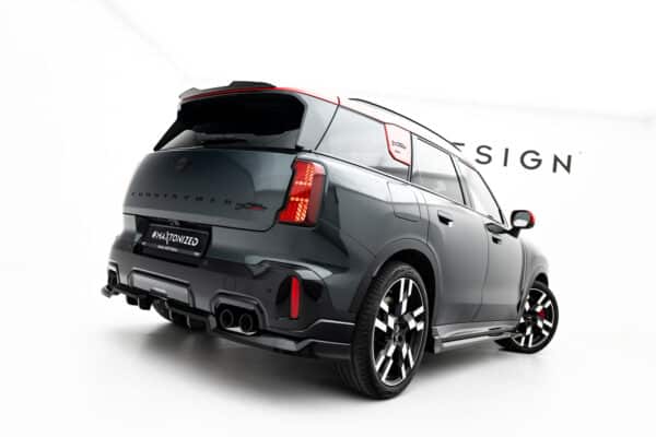 MAXTON DESIGN - Spoiler pod zadný nárazník, Mini Countryman JCW U25, Čierny lesk