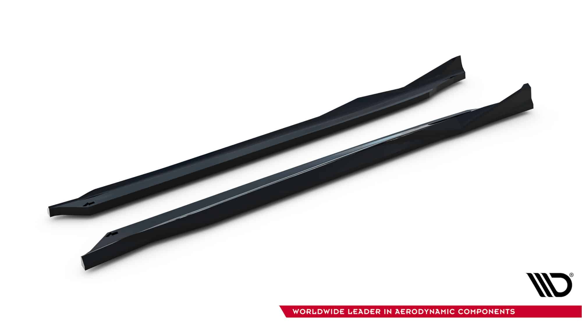 MAXTON DESIGN - Lišty pod bočné prahy, vhodné pre BMW X2 M-Pack U10, Čierny lesk – Obrázok 3