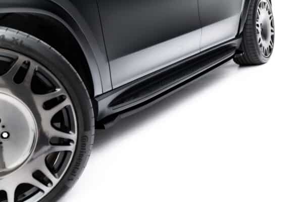 MAXTON DESIGN - Lišty pod bočné prahy , Mercedes-Benz GLS AMG-Line X167 Facelift, Čierny lesk