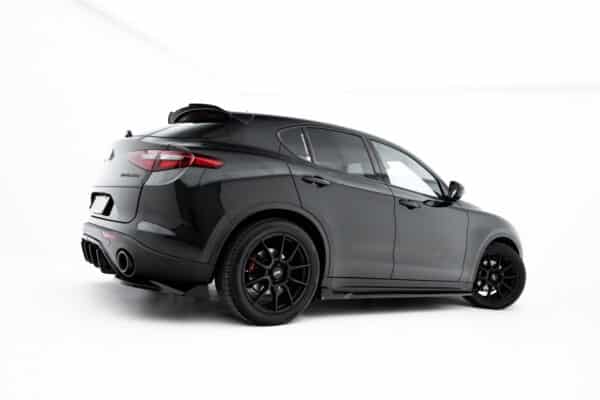 MAXTON DESIGN - Lišty pod bočné prahy V.2, Alfa Romeo Stelvio Mk1 Čierny lesk – Obrázok 6