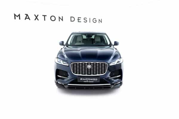 MAXTON DESIGN - Spoiler pod predný nárazník, Jaguar F-Pace R-Sport Mk1 Facelift, Čierny lesk – Obrázok 2