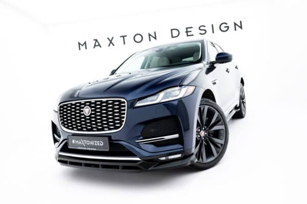 MAXTON DESIGN - Spoiler pod predný nárazník, Jaguar F-Pace R-Sport Mk1 Facelift, Čierny lesk – Obrázok 6