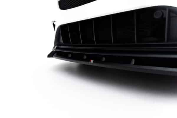 MAXTON DESIGN - Spoiler pod predný nárazník, Mercedes-Benz GLA 45 AMG X156 Facelift, Čierny lesk – Obrázok 5