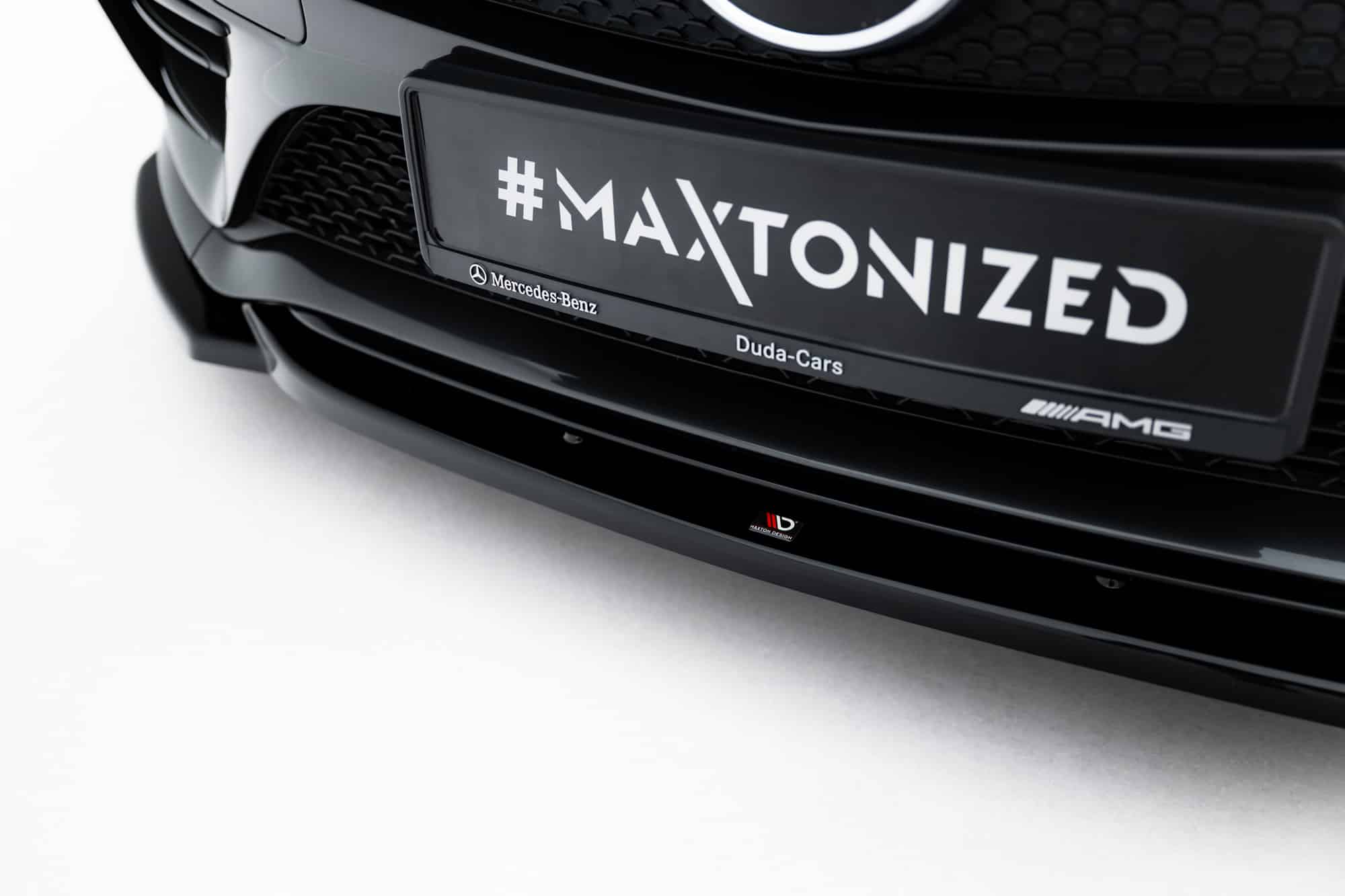 MAXTON DESIGN - Spoiler pod predný nárazník V.1, Mercedes-AMG CLS 53 C257, Čierny lesk – Obrázok 2