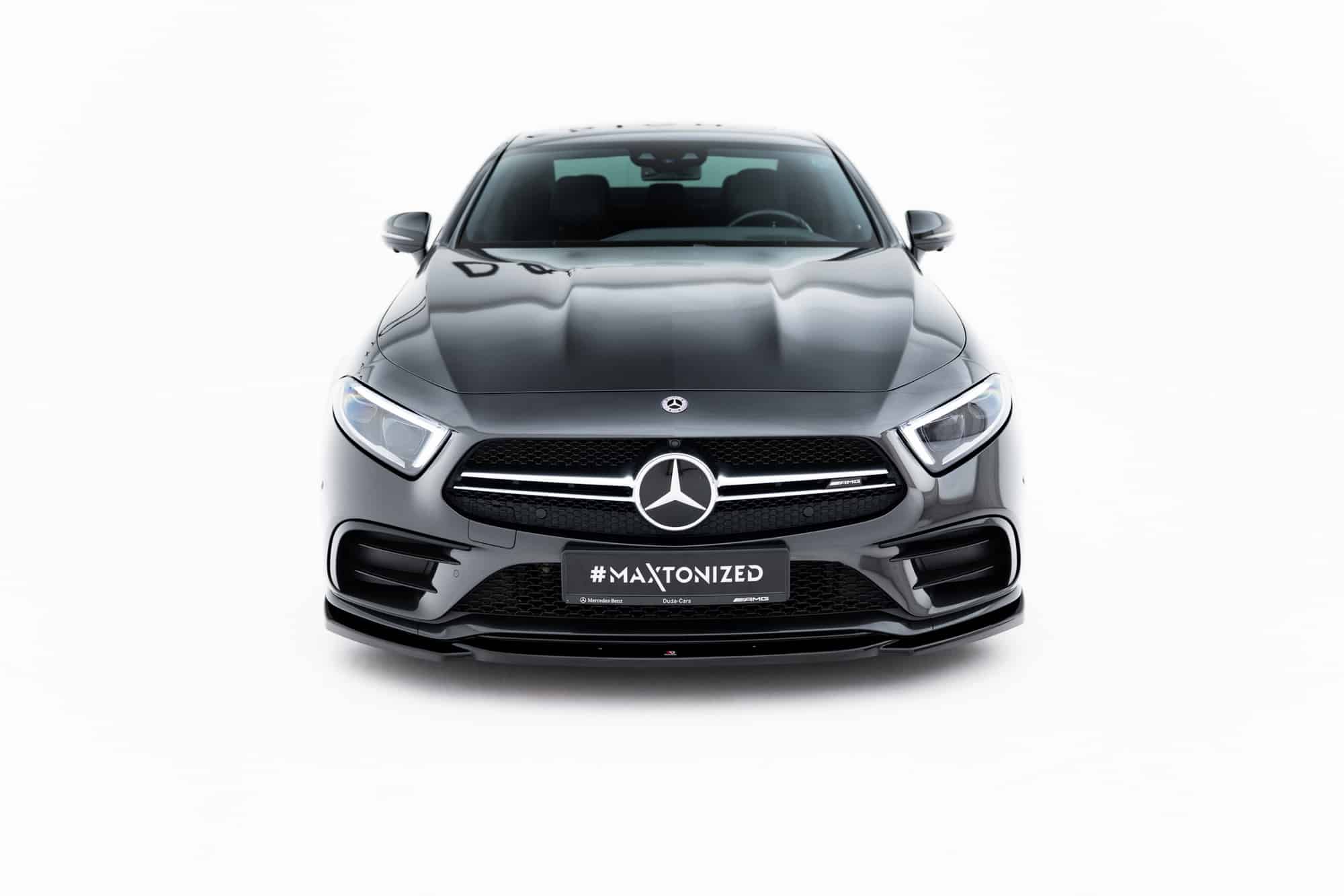 MAXTON DESIGN - Spoiler pod predný nárazník V.1, Mercedes-AMG CLS 53 C257, Čierny lesk – Obrázok 5