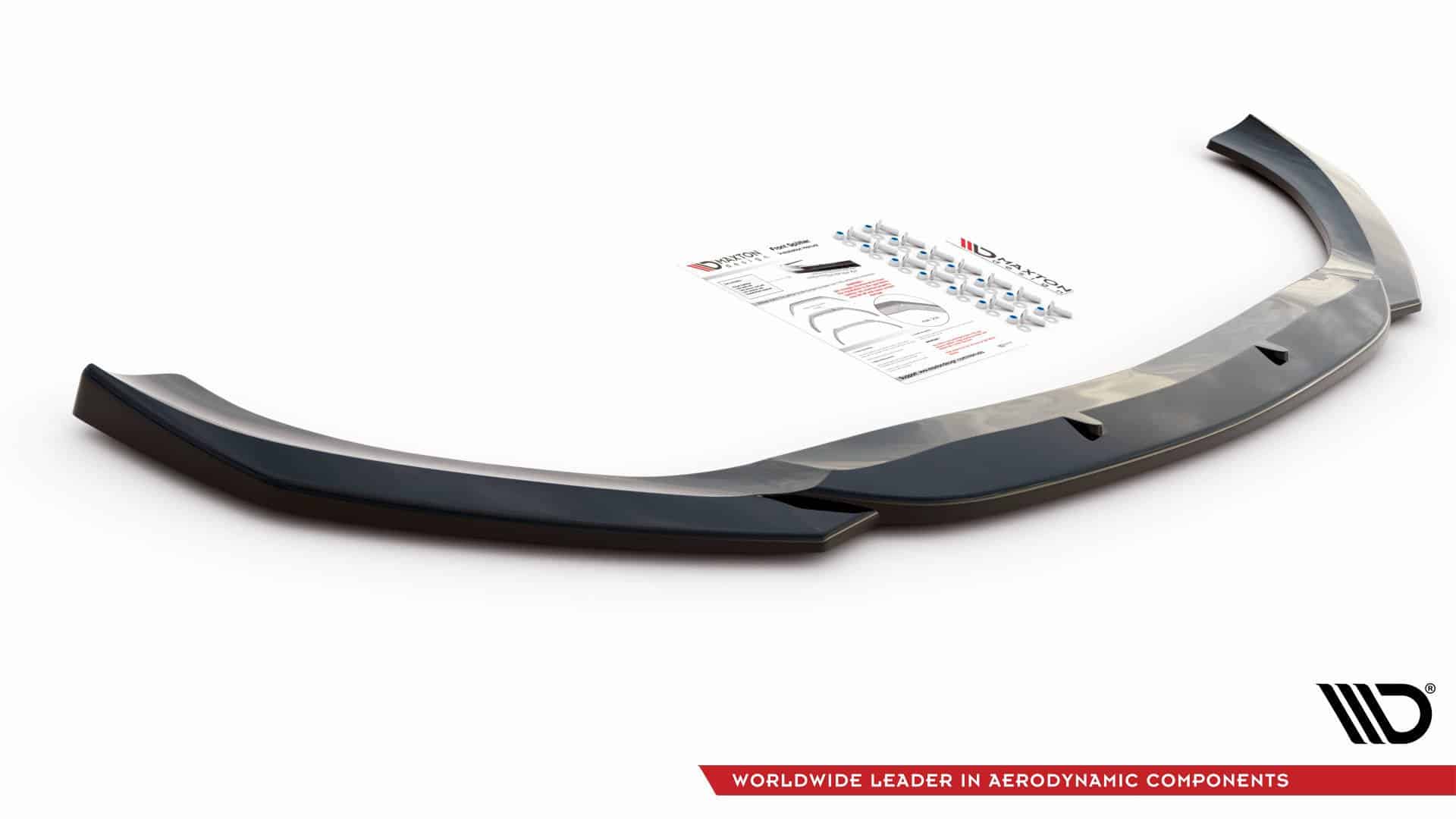 MAXTON DESIGN - Spoiler pod predný nárazník V.1, Mercedes-AMG CLS 53 C257, Čierny lesk – Obrázok 4