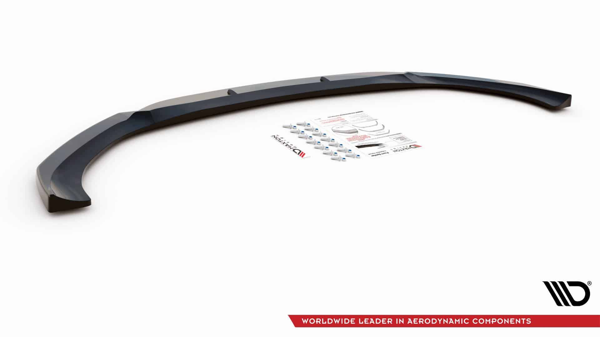 MAXTON DESIGN - Spoiler pod predný nárazník V.1, Mercedes-AMG CLS 53 C257, Čierny lesk – Obrázok 3