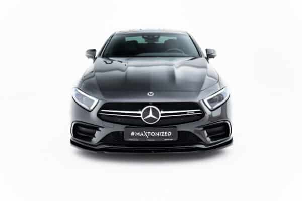 MAXTON DESIGN - Spoiler pod predný nárazník V.2, Mercedes-AMG CLS 53 C257, Čierny lesk – Obrázok 5