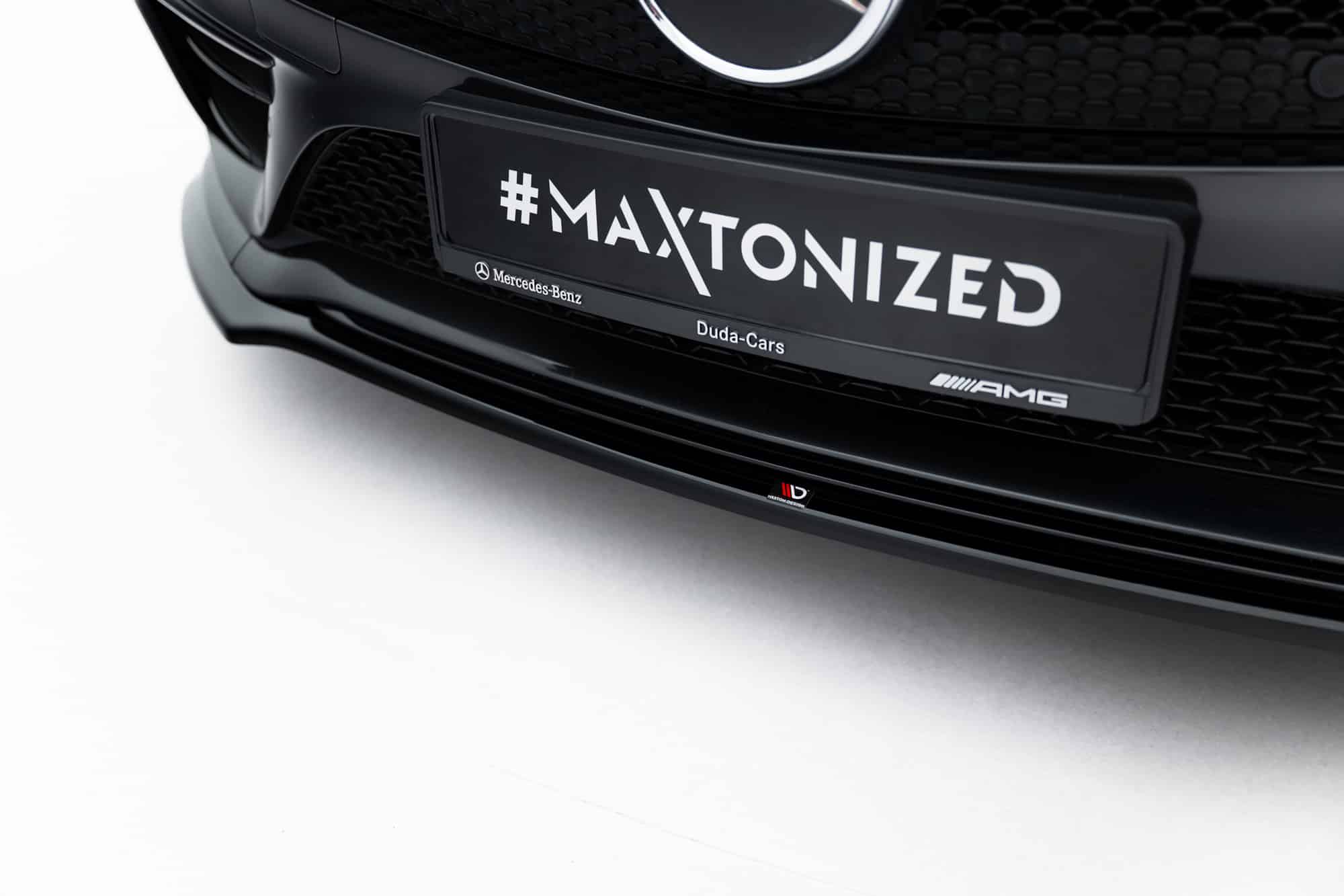 MAXTON DESIGN - Spoiler pod predný nárazník V.3, Mercedes-AMG CLS 53 C257, Čierny lesk – Obrázok 2