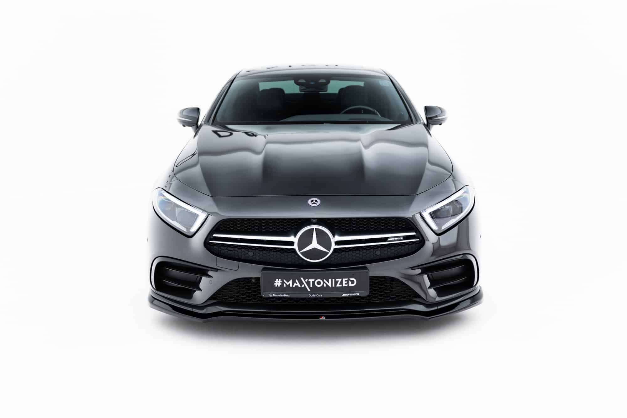 MAXTON DESIGN - Spoiler pod predný nárazník V.3, Mercedes-AMG CLS 53 C257, Čierny lesk – Obrázok 5