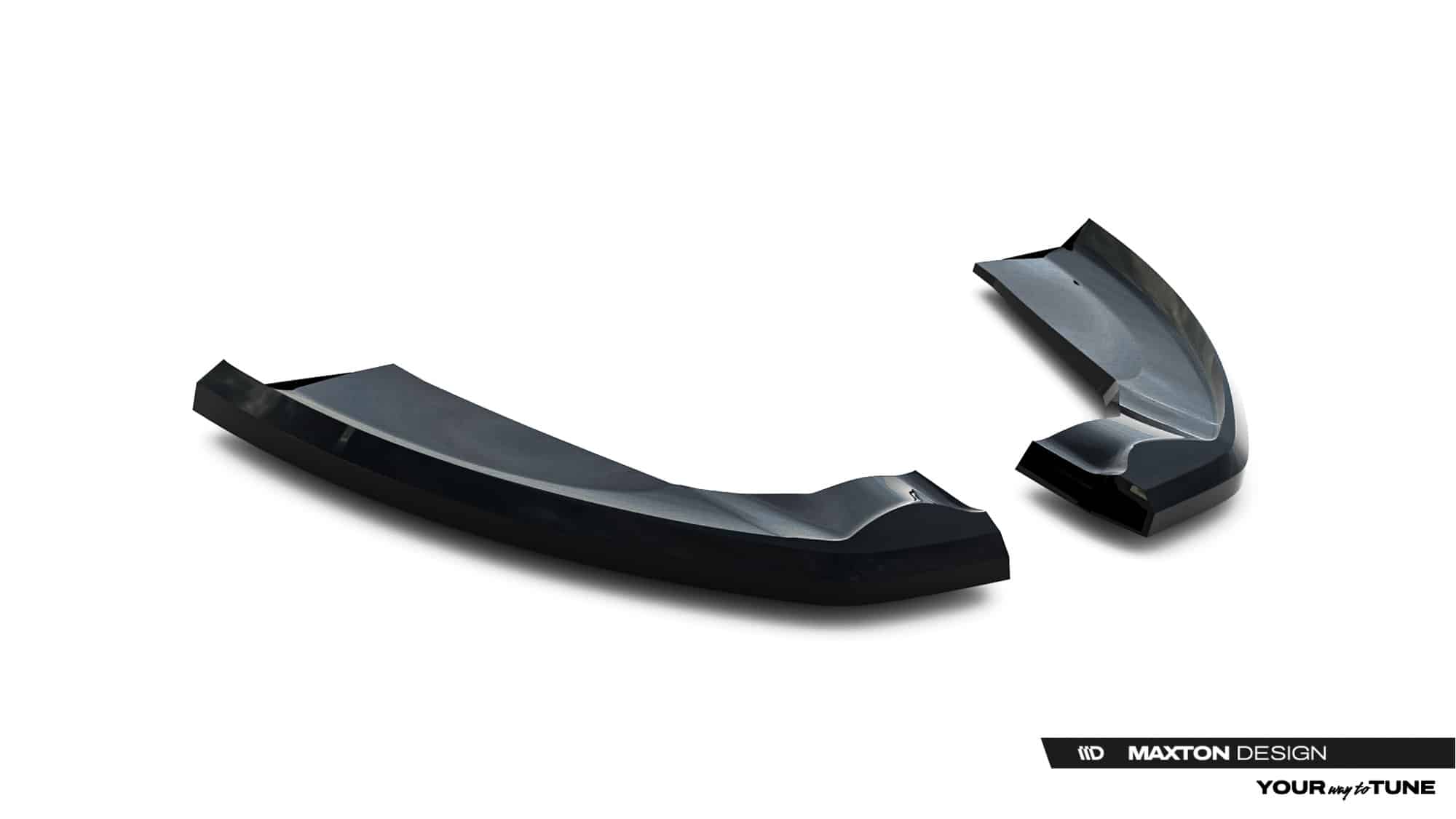 MAXTON DESIGN - Bočné spoilere zadného nárazníka, Ford Kuga ST-Line Mk2 Facelift, Čierny lesk – Obrázok 4