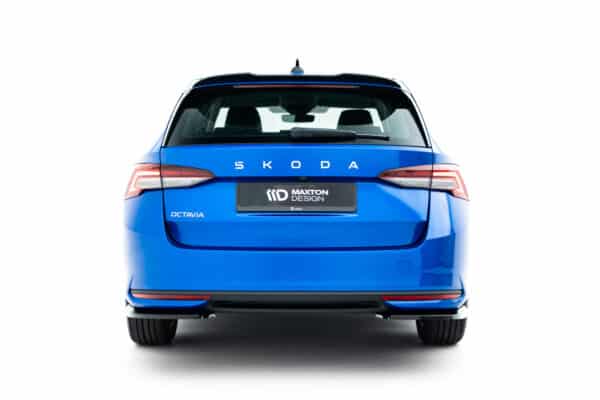 MAXTON DESIGN - Bočné spoilere zadného nárazníka, Škoda Octavia Liftback / Combi Mk4 Facelift, Čierny lesk – Obrázok 5