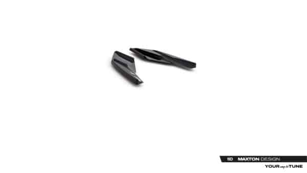 MAXTON DESIGN - Bočné spoilere zadného nárazníka, Volkswagen Golf Mk8 Facelift, Čierny lesk – Obrázok 3