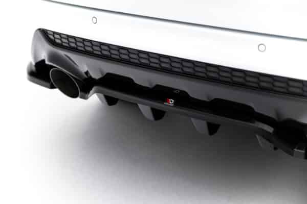 MAXTON DESIGN - Stredová vložka zadného nárazníka, Ford Kuga ST-Line Mk2 Facelift, Čierny lesk – Obrázok 4