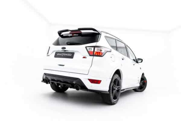 MAXTON DESIGN - Stredová vložka zadného nárazníka, Ford Kuga ST-Line Mk2 Facelift, Čierny lesk – Obrázok 10