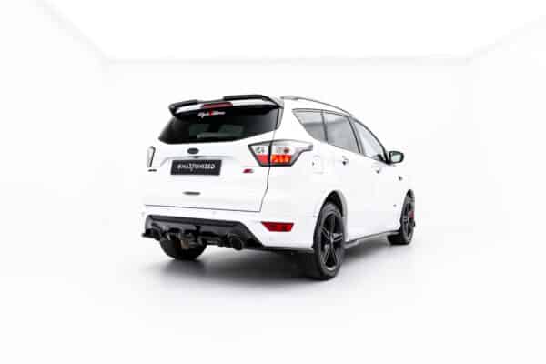 MAXTON DESIGN - Stredová vložka zadného nárazníka, Ford Kuga ST-Line Mk2 Facelift, Čierny lesk – Obrázok 8
