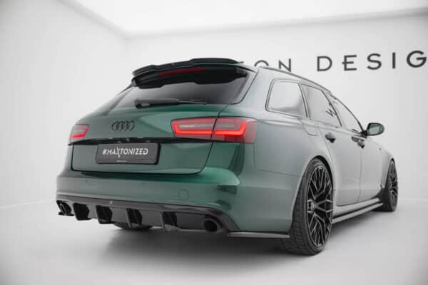 MAXTON DESIGN - Difúzor zadného nárazníka, Audi A6 S-line Avant C7 , Čierny lesk – Obrázok 7