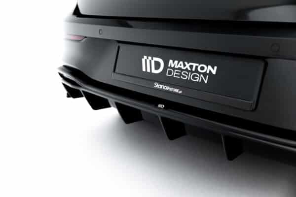 MAXTON DESIGN - Difúzor zadneho nárazníka, Volkswagen Golf Mk8 Facelift, Čierny lesk – Obrázok 7