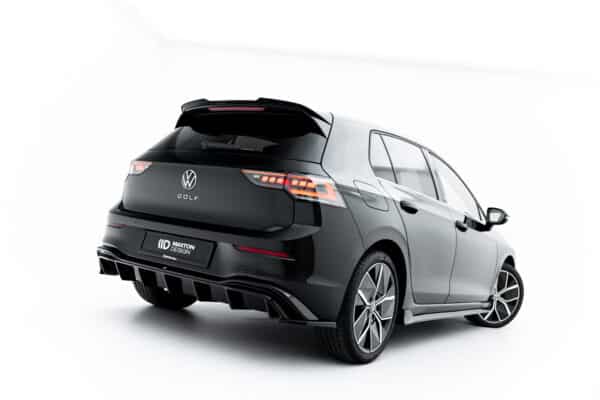 MAXTON DESIGN - Difúzor zadneho nárazníka, Volkswagen Golf Mk8 Facelift, Čierny lesk – Obrázok 6